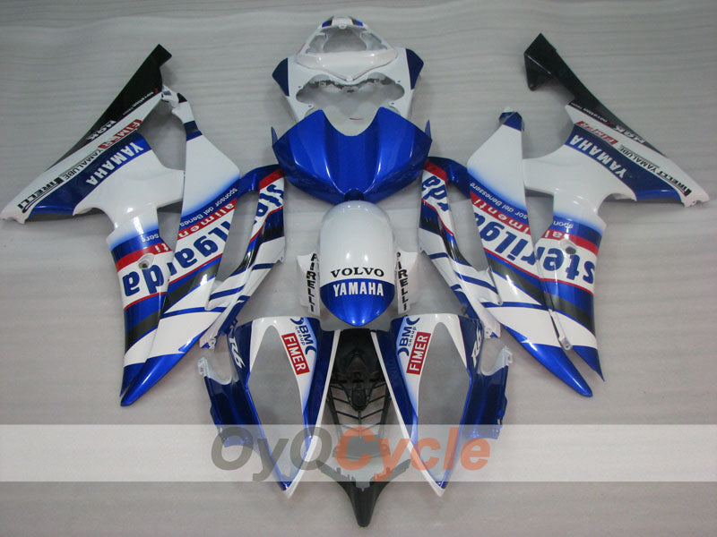 Kit de carénages à injection pour YZF-R6 08-16 - Bleu, Blanc - Sterilgarda #OYO87905972