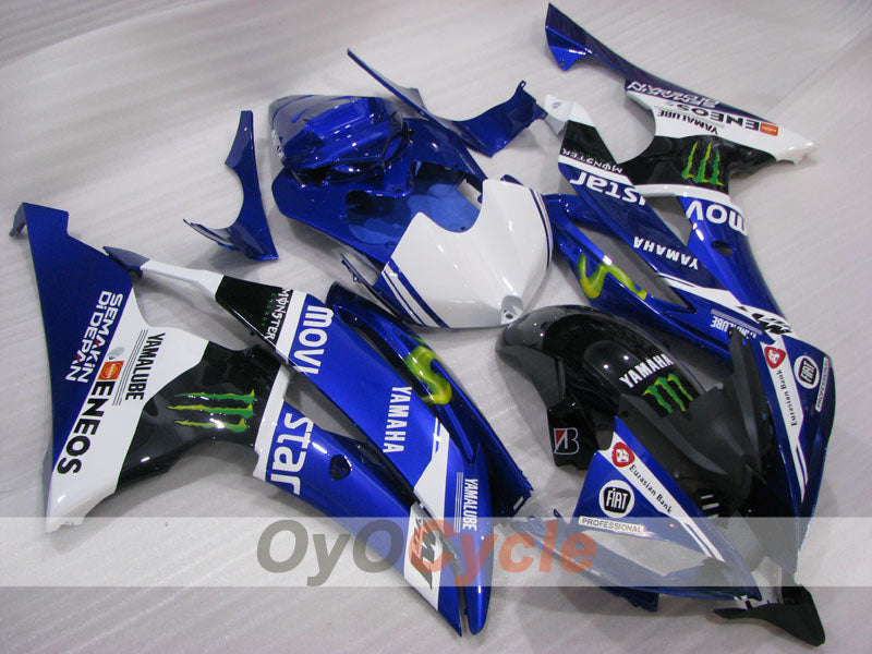 Kit de carénages à injection pour YZF-R6 08-16 - Bleu, Blanc - Movistar #OYO87905973 Image principale du produit