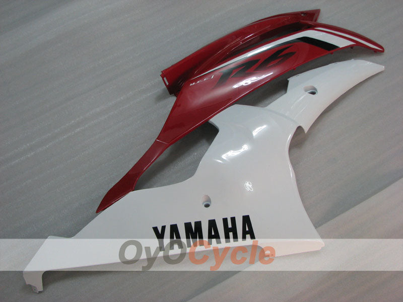 Kit de carénages à injection pour YZF-R6 08-16 - Rouge, Blanc - Style usine #OYO87905974