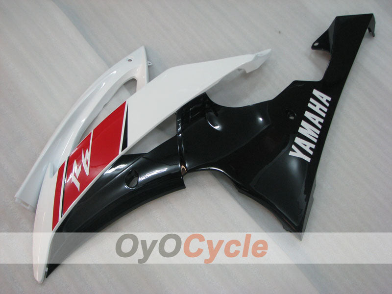 Kit de carénages à injection pour YZF-R6 08-16 - Rouge, Blanc, Noir - Style usine #OYO87905975