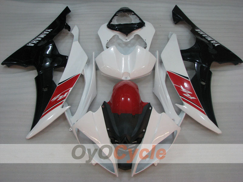 Kit de carénages à injection pour YZF-R6 08-16 - Rouge, Blanc, Noir - Style usine #OYO87905975 Image secondaire du produit