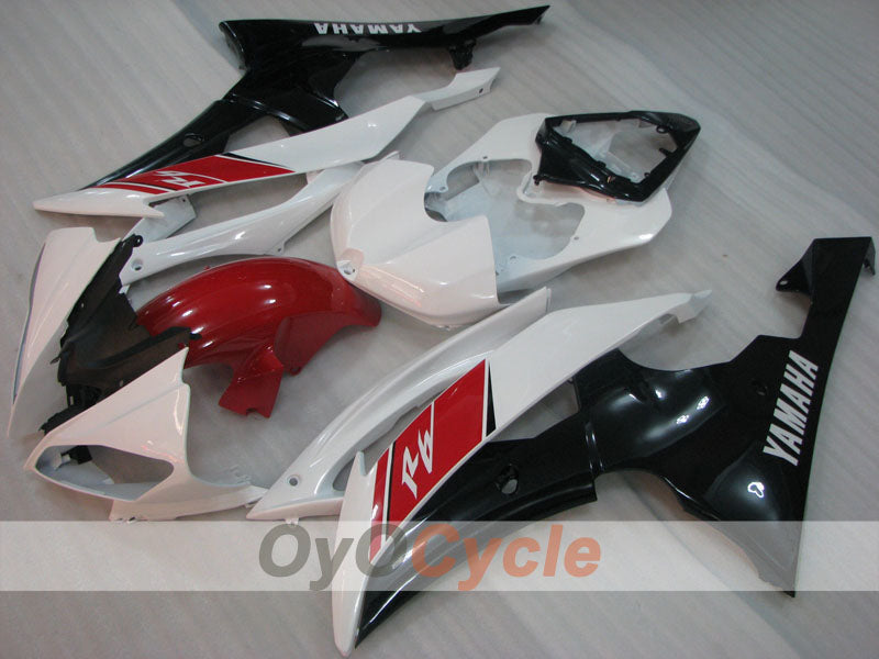 Kit de carénages à injection pour YZF-R6 08-16 - Rouge, Blanc, Noir - Style usine #OYO87905975