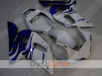 Kit de carénages à injection pour YZF-R6 98-02 - Bleu, Blanc - Style usine #OYO87905976