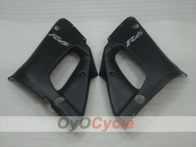 Kit de carénages à injection pour YZF-R6 98-02 - Noir, Mat - Style usine #OYO87905978