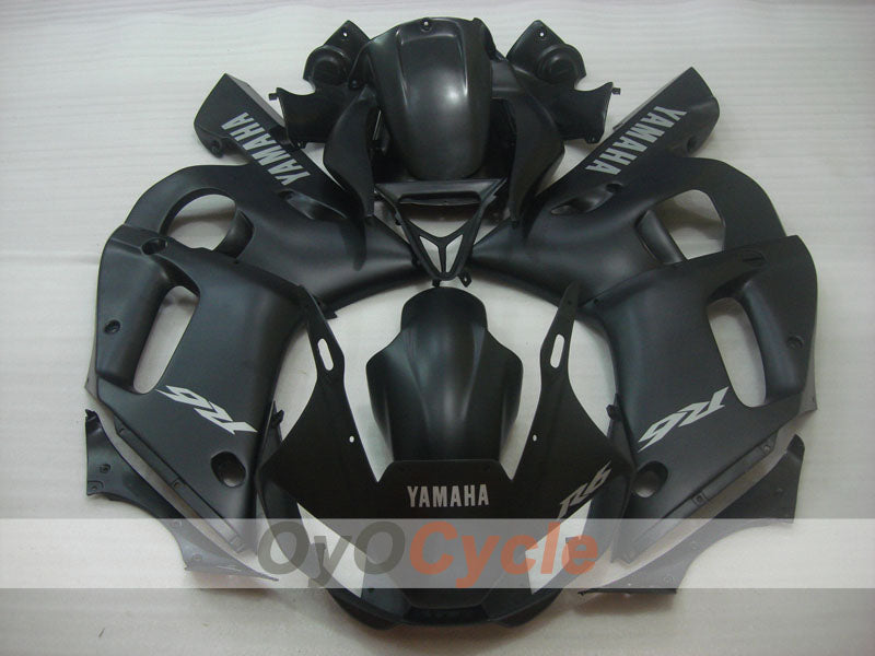 Kit de carénages à injection pour YZF-R6 98-02 - Noir, Mat - Style usine #OYO87905978