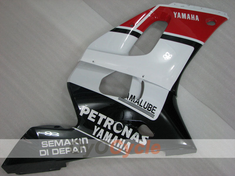 Kit de carénages à injection pour YZF-R6 98-02 - Rouge, Blanc, Noir - PETRONAS #OYO87905979