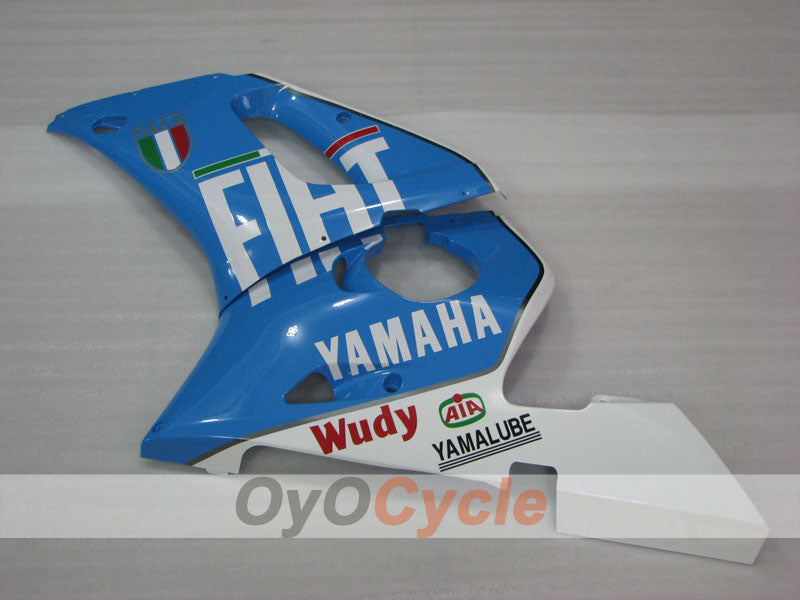 Kit de carénage à injection pour YZF-R6 98-02 - Bleu, Blanc - FIAT #OYO87905980
