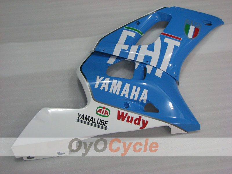 Kit de carénage à injection pour YZF-R6 98-02 - Bleu, Blanc - FIAT #OYO87905980