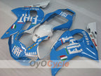 Kit de carénage à injection pour YZF-R6 98-02 - Bleu, Blanc - FIAT #OYO87905980