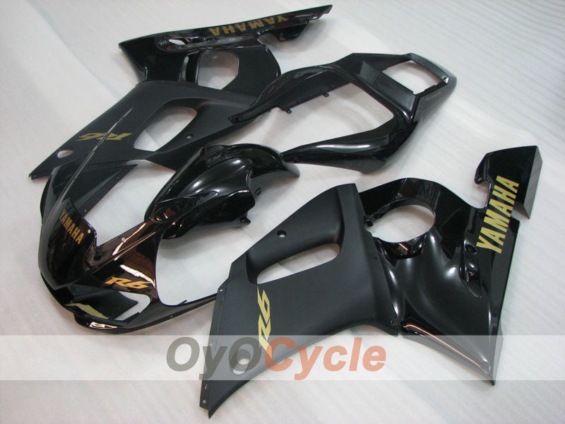 Kit de carénage à injection pour YZF-R6 98-02 - Noir - Style d'origine #OYO87905981