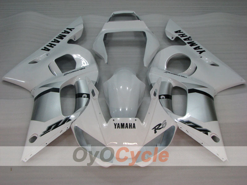 Kit de carénage à injection pour YZF-R6 98-02 - Blanc - Style d'origine #OYO87905982