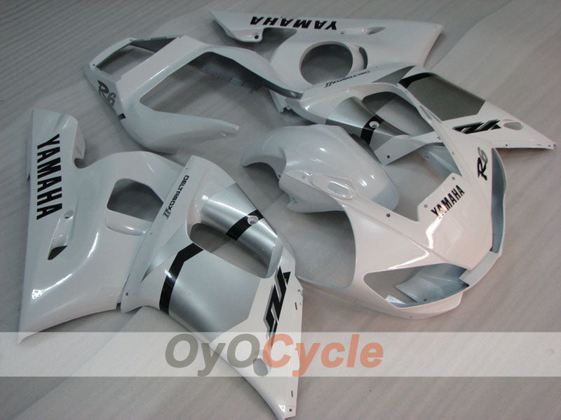 Kit de carénage à injection pour YZF-R6 98-02 - Blanc - Style d'origine #OYO87905982