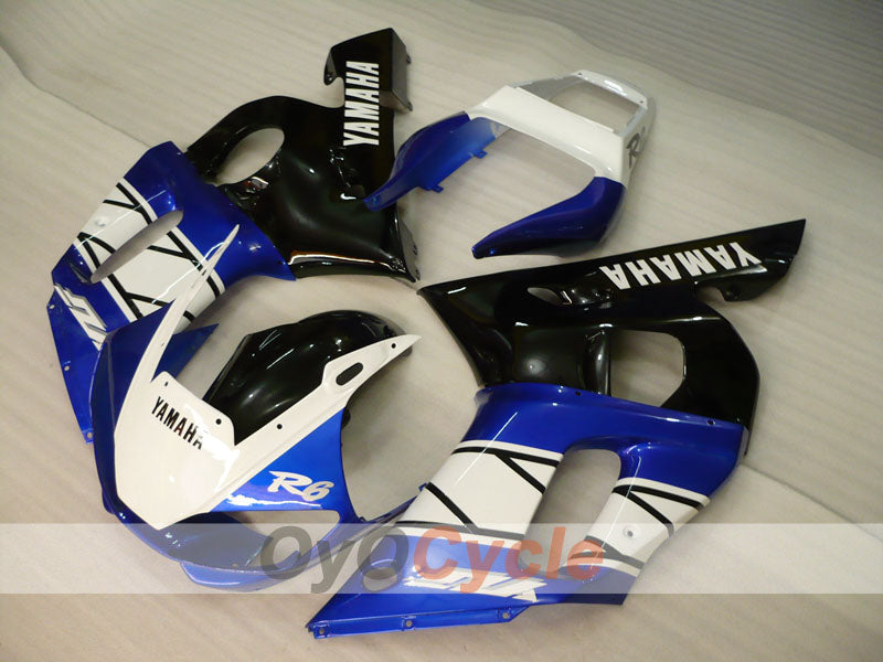 Kit de carénage à injection pour YZF-R6 98-02 - Bleu, Blanc, Noir - Style d'origine #OYO87905983