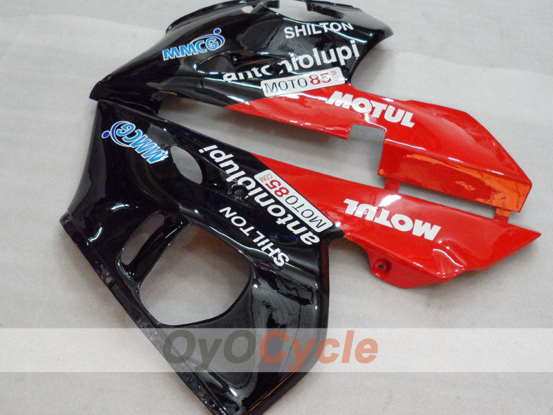 Kit de carénage à injection pour YZF-R6 98-02 - Rouge, Jaune, Noir - Monster #OYO87905984