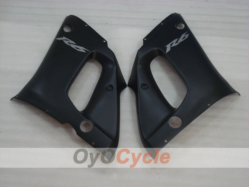 Kit de carénage à injection pour YZF-R6 98-02 - Noir mat - Style d'origine #OYO87905985
