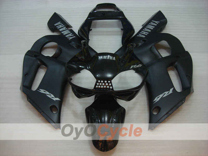 Kit de carénage à injection pour YZF-R6 98-02 - Noir mat - Style d'origine #OYO87905985
