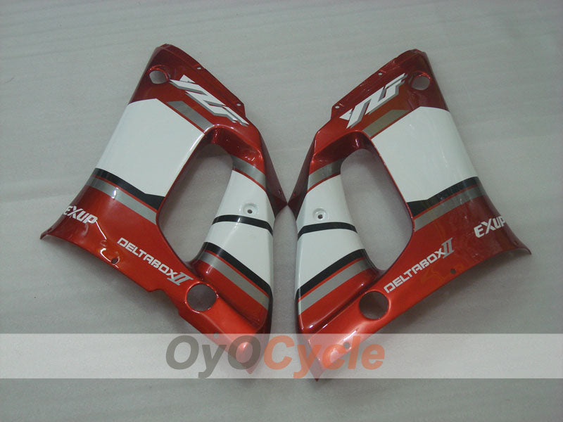 Kit de carénage à injection pour YZF-R6 98-02 - Rouge, Blanc, Noir - Style d'origine #OYO87905986