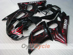 Kit de carénage à injection pour YZF-R6 98-02 - Rouge, Noir - Flammes #OYO87905987