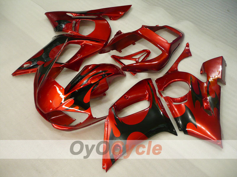 Kit de carénage à injection pour YZF-R6 98-02 - Rouge, Noir - Style d'origine #OYO87905991 Image secondaire du produit