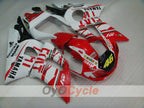 Kit de carénage injecté pour YZF-R6 98-02 - Rouge, blanc - FIAT #OYO87905993