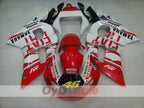 Kit de carénage injecté pour YZF-R6 98-02 - Rouge, blanc - FIAT #OYO87905993