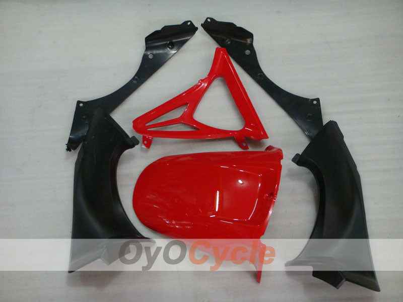 Kit de carénage injecté pour YZF-R6 98-02 - Rouge, blanc - FIAT #OYO87905993