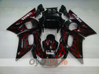 Kit de carénage injecté pour YZF-R6 98-02 - Rouge, noir - Flamme #OYO87905994