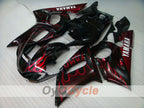 Kit de carénage injecté pour YZF-R6 98-02 - Rouge, noir - Flamme #OYO87905994