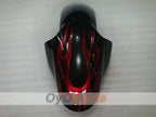 Kit de carénage injecté pour YZF-R6 98-02 - Rouge, noir - Flamme #OYO87905994