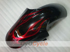 Kit de carénage injecté pour YZF-R6 98-02 - Rouge, noir - Flamme #OYO87905994