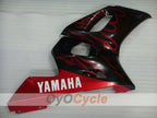 Kit de carénage injecté pour YZF-R6 98-02 - Rouge, noir - Flamme #OYO87905994