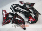 Kit de carénage injecté pour YZF-R6 98-02 - Rouge, noir - Flamme #OYO87905995