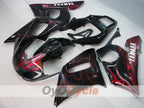Kit de carénage injecté pour YZF-R6 98-02 - Rouge, noir - Flamme #OYO87905995