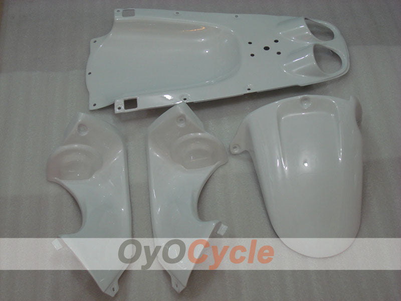 Kit de carénage injecté pour YZF-R6 98-02 - Bleu, blanc - Style d'usine #OYO87905998