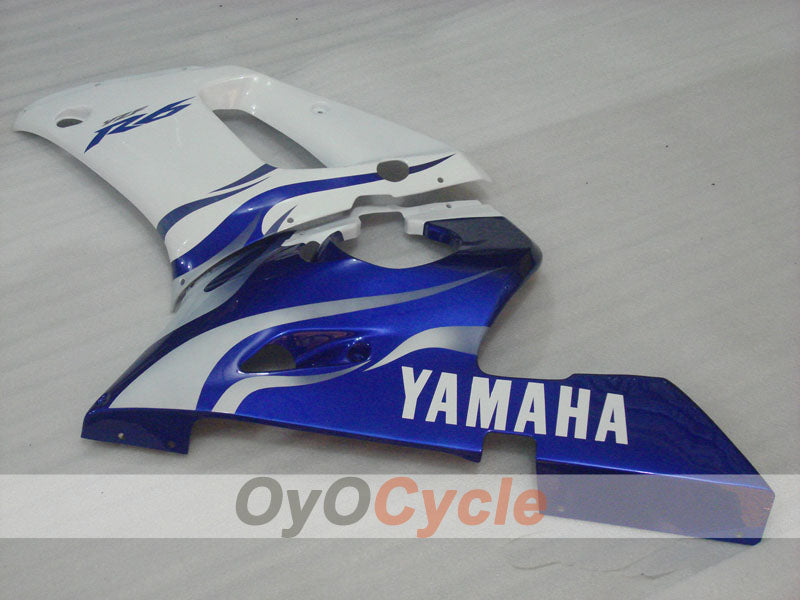 Kit de carénage injecté pour YZF-R6 98-02 - Bleu, blanc - Style d'usine #OYO87905998