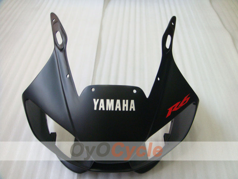Kit de carénage injecté pour YZF-R6 98-02 - Noir, mat - Style d'usine #OYO87906003