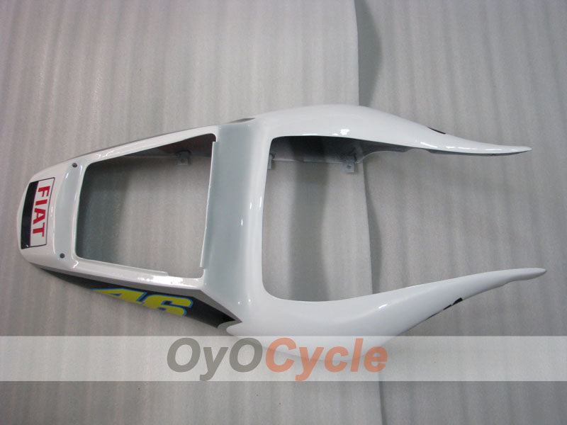 Kit de carénage injecté pour YZF-R6 98-02 - Rouge, blanc - FIAT #OYO87906004