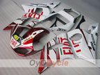Kit de carénage injecté pour YZF-R6 98-02 - Rouge, blanc - FIAT #OYO87906004