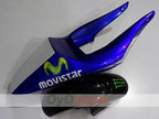 Kit de carénage injecté pour YZF-R6 98-02 - Bleu, Blanc, Noir - Monster #OYO87906006
