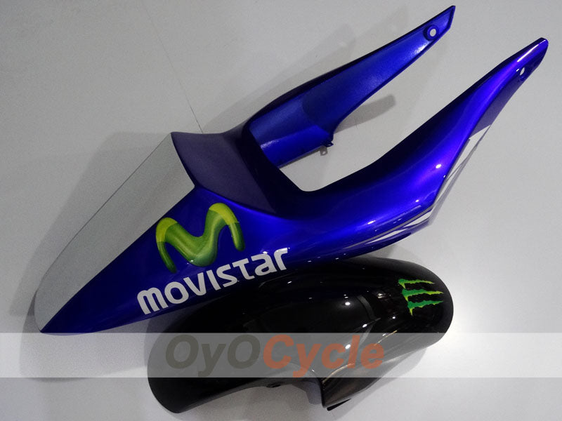 Kit de carénage injecté pour YZF-R6 98-02 - Bleu, Blanc, Noir - Monster #OYO87906006