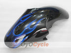 Kit de carénage injecté pour YZF-R6 98-02 - Bleu, Noir - Flamme #OYO87906008