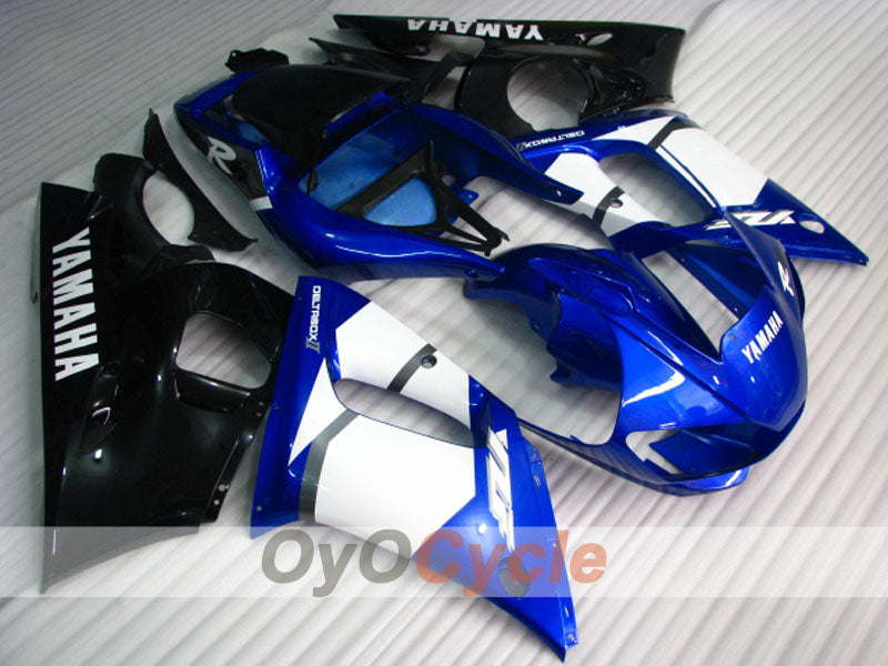 Kit de carénage injecté pour YZF-R6 98-02 - Bleu, Noir - Style d'usine #OYO87906009 Image principale du produit