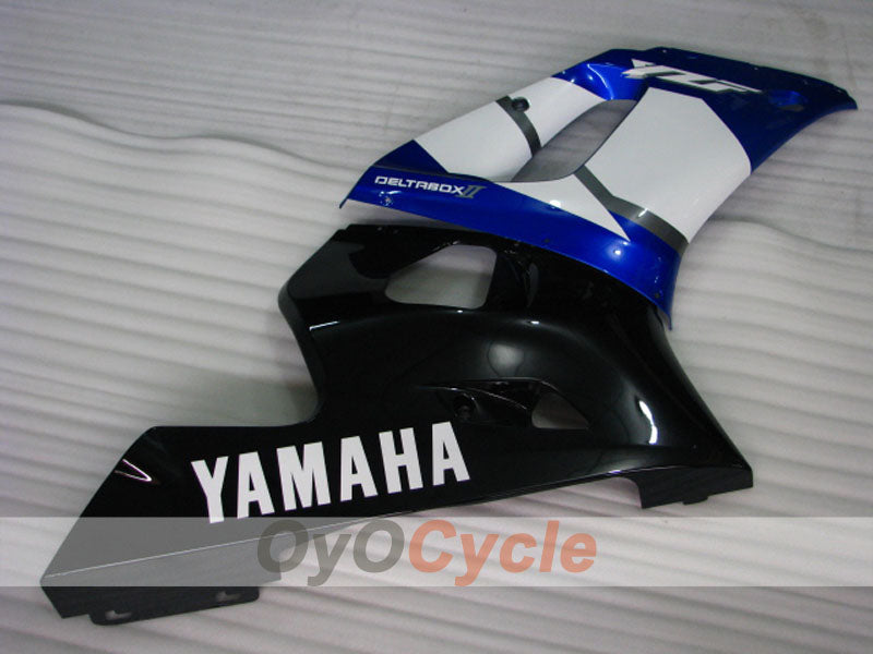 Kit de carénage injecté pour YZF-R6 98-02 - Bleu, Noir - Style d'usine #OYO87906009