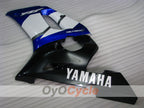 Kit de carénage injecté pour YZF-R6 98-02 - Bleu, Noir - Style d'usine #OYO87906009