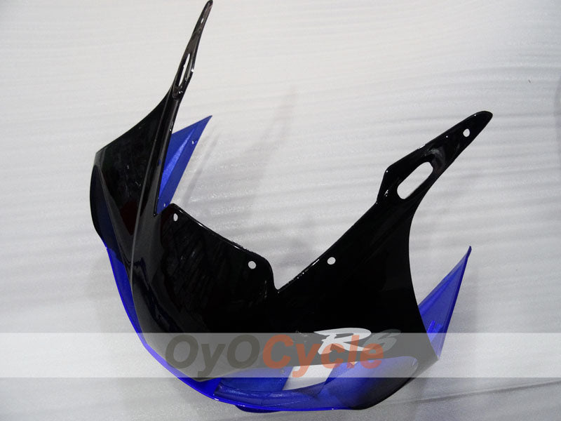 Kit de carénage injecté pour YZF-R6 98-02 - Bleu, Noir - Style d'usine #OYO87906010