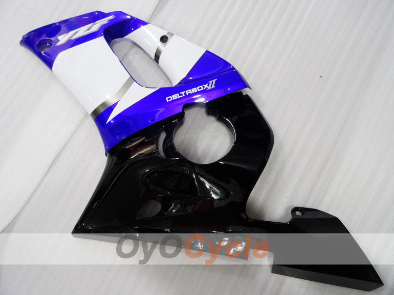 Kit de carénage injecté pour YZF-R6 98-02 - Bleu, Noir - Style d'usine #OYO87906010