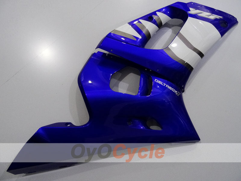 Kit de carénage injecté pour YZF-R6 98-02 - Bleu, Noir - Style d'usine #OYO87906011