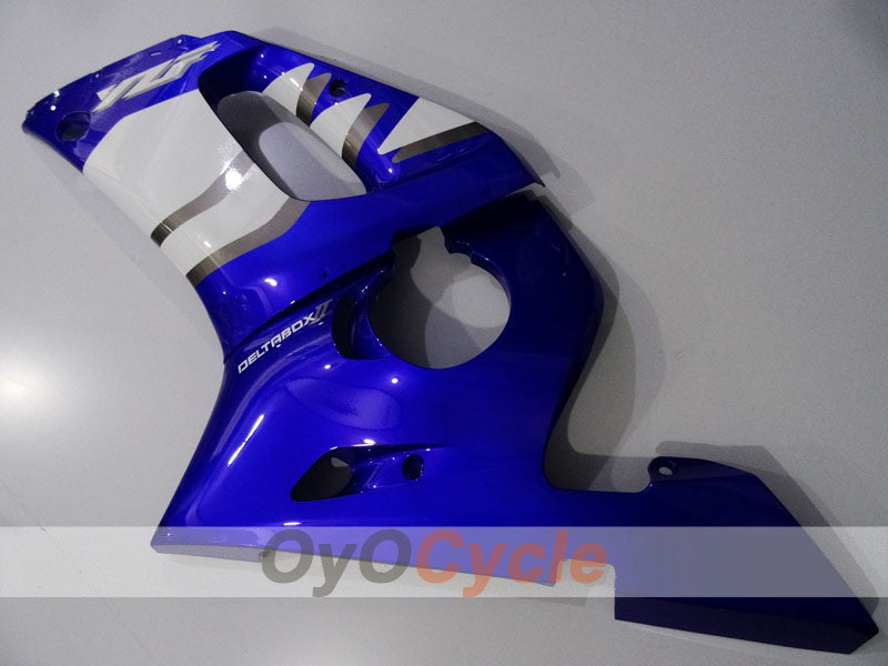 Kit de carénage injecté pour YZF-R6 98-02 - Bleu, Noir - Style d'usine #OYO87906011