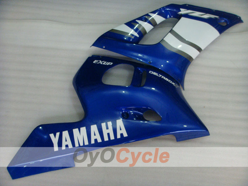 Kit de carénage injecté pour YZF-R6 98-02 - Bleu, Blanc - Style d'usine #OYO87906012