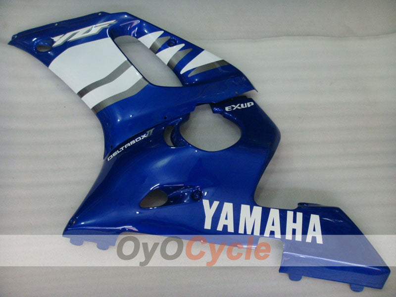 Kit de carénage injecté pour YZF-R6 98-02 - Bleu, Blanc - Style d'usine #OYO87906012